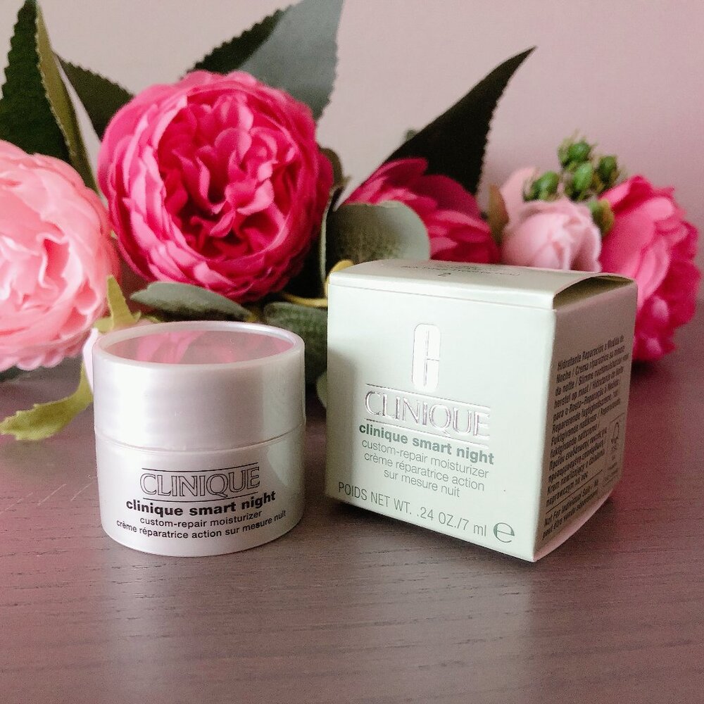 5/$20 Clinique Smart Night Custom-Repair Moisturizer 7ml deluxe travel size